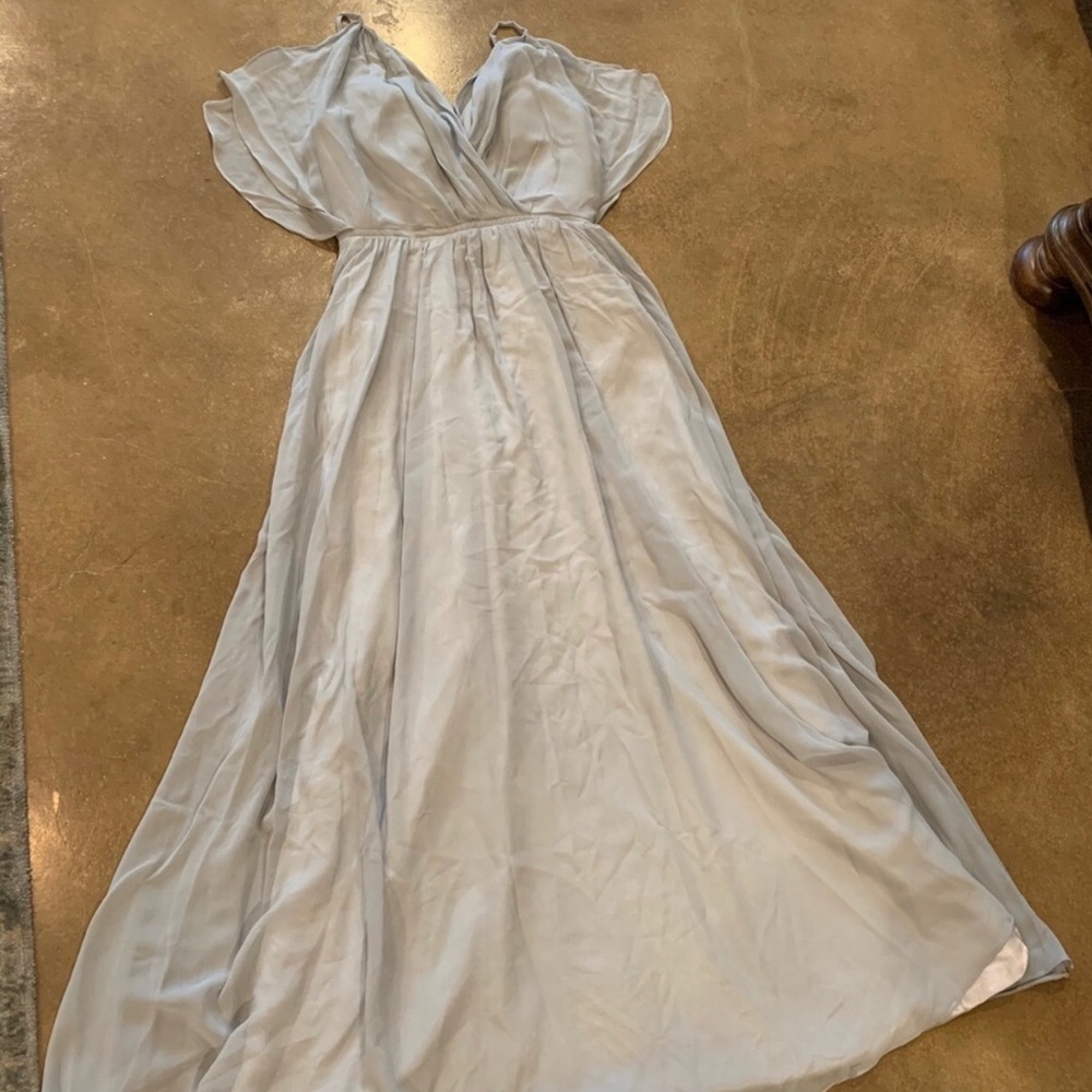 Grey Bridesmaid Dress
